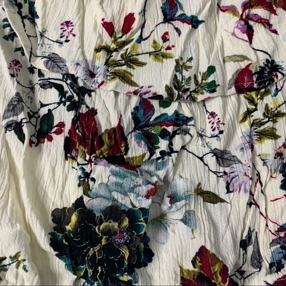 inTu White Floral Off Shoulder Top - Picture 3 of 4